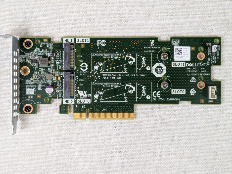 Dell 3JT49 BOSS S-1 2x SATA M.2 PCIe Controller Card Low Profile