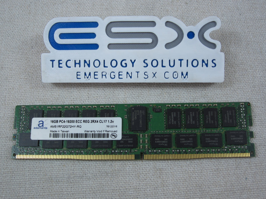 Adamanta AM51RF22G72HY-RQ 16GB 2Rx4 PC4-2400T DDR4 ECC Server Memory RDIMM