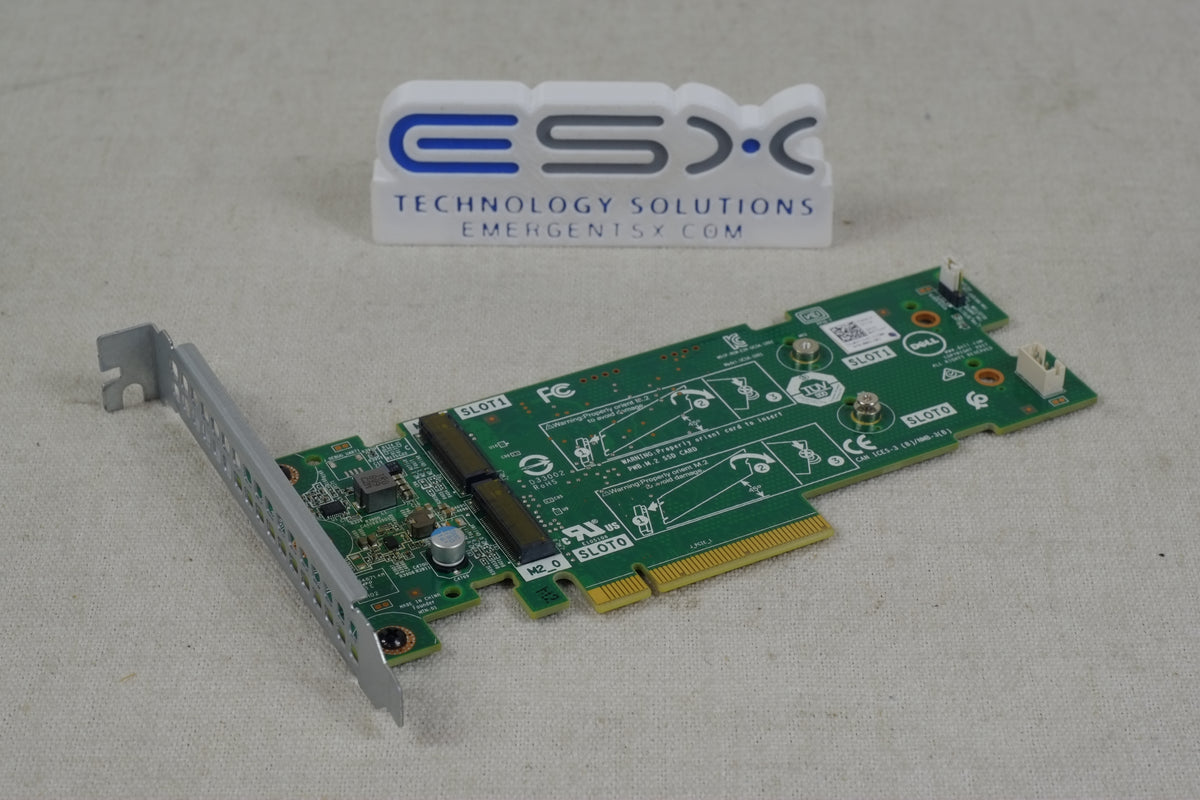 Dell M7W47 BOSS S1 Dual M.2 SATA Boot Adapter PCIe Controller Card Ful ...