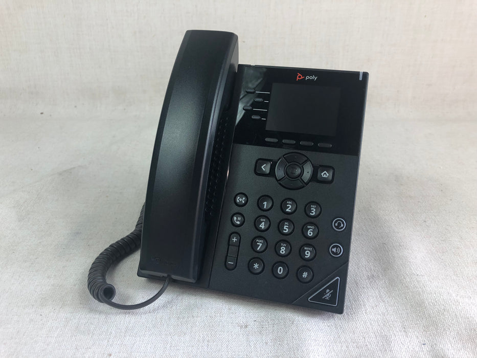 Polycom VVX 250 IP Phone 2201-48820-001 w/ 5V AC Adapter Factory Reset