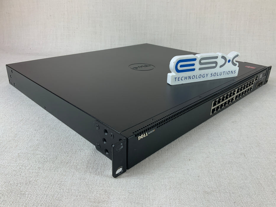 Dell Networking N2024P 24 Port Gigabit PoE, 2x 10G SFP+ Network Switch