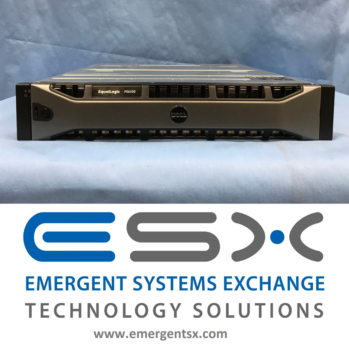 Dell EqualLogic PS6110XS Storage - 17x 900GB 10k, 7x 400GB SSD 2x 10G ...