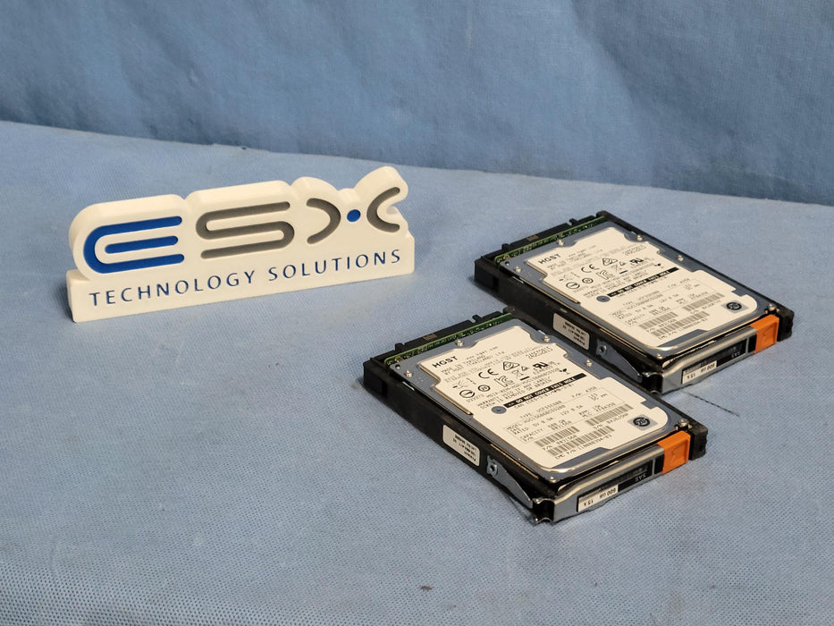 Lot of 2 - EMC VNX 600GB 15K 2.5” HD – PN: 005050935 – V4-2S15-600 / V6-2S15-600