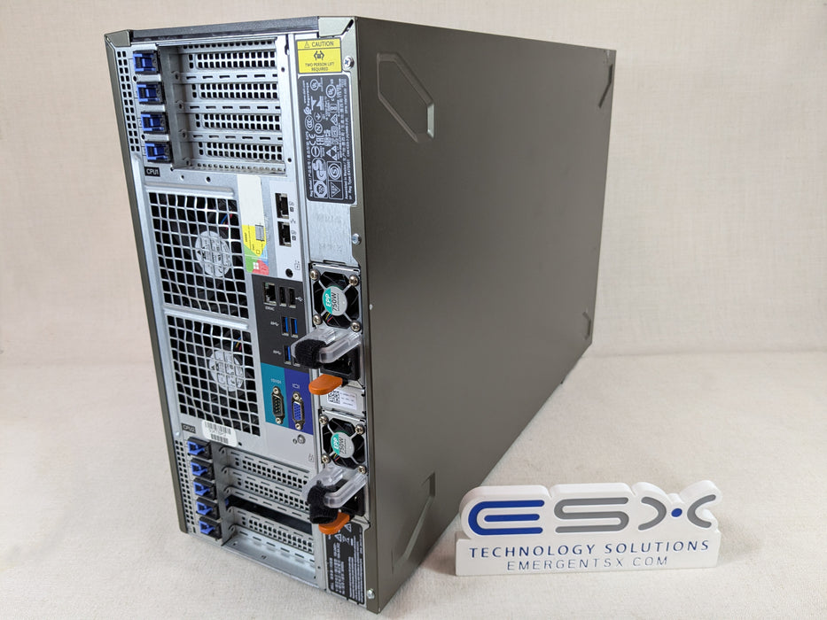 Dell PowerEdge T640 8x 3.5” CTO Tower Server – 1x Heatsink, 2x 1100W, iDRAC