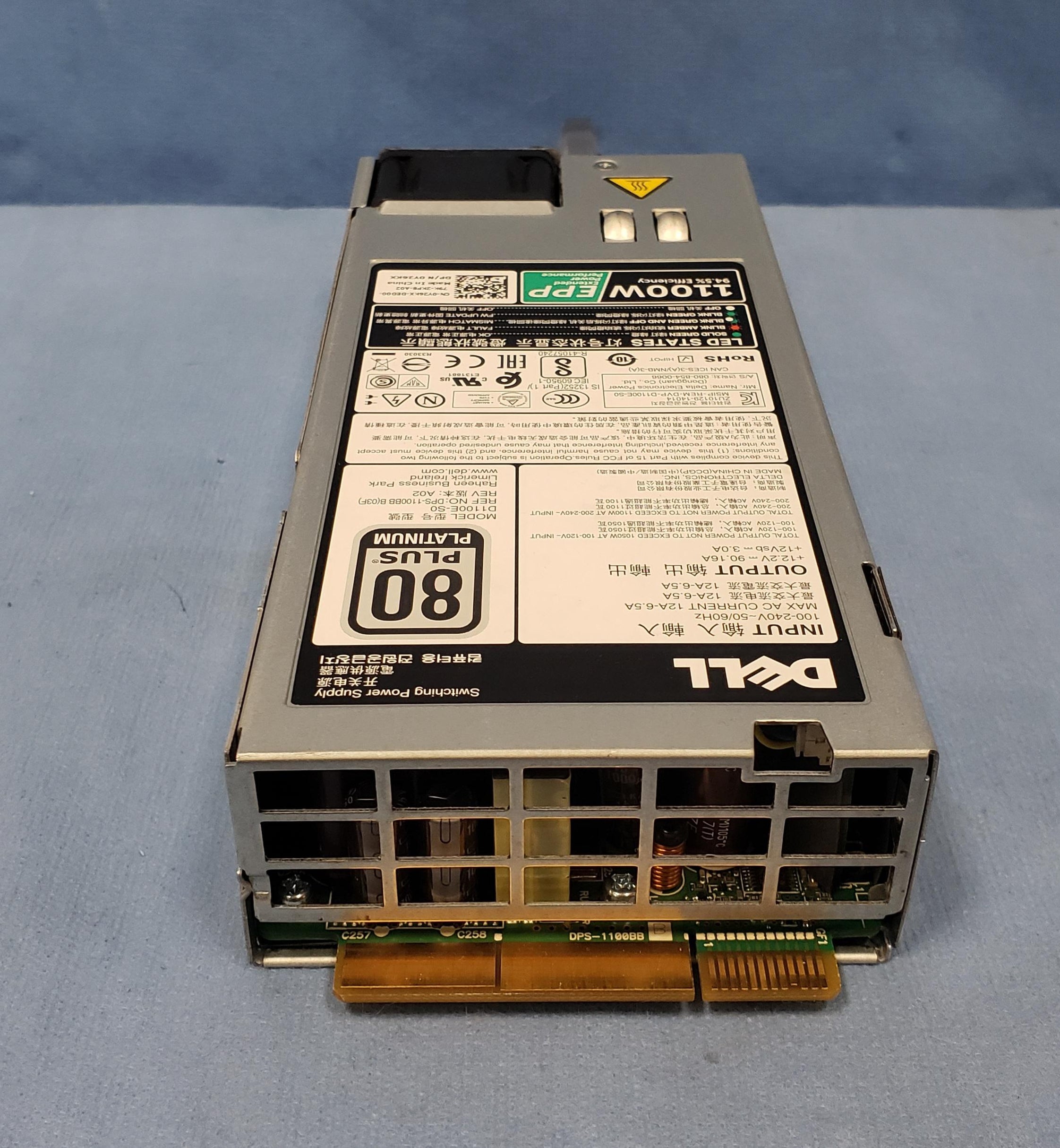Dell Y26KX 1100W EPP Platinum AC Power Supply Module for PowerEdge R63 ...