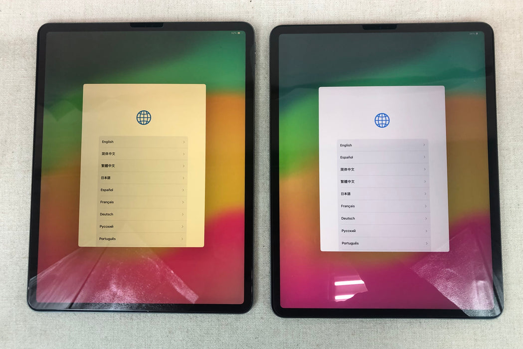 Apple iPad Pro 3rd Gen, Wi-Fi only, 12.9”, 4gb Ram, 64gb SSD - yellow screen