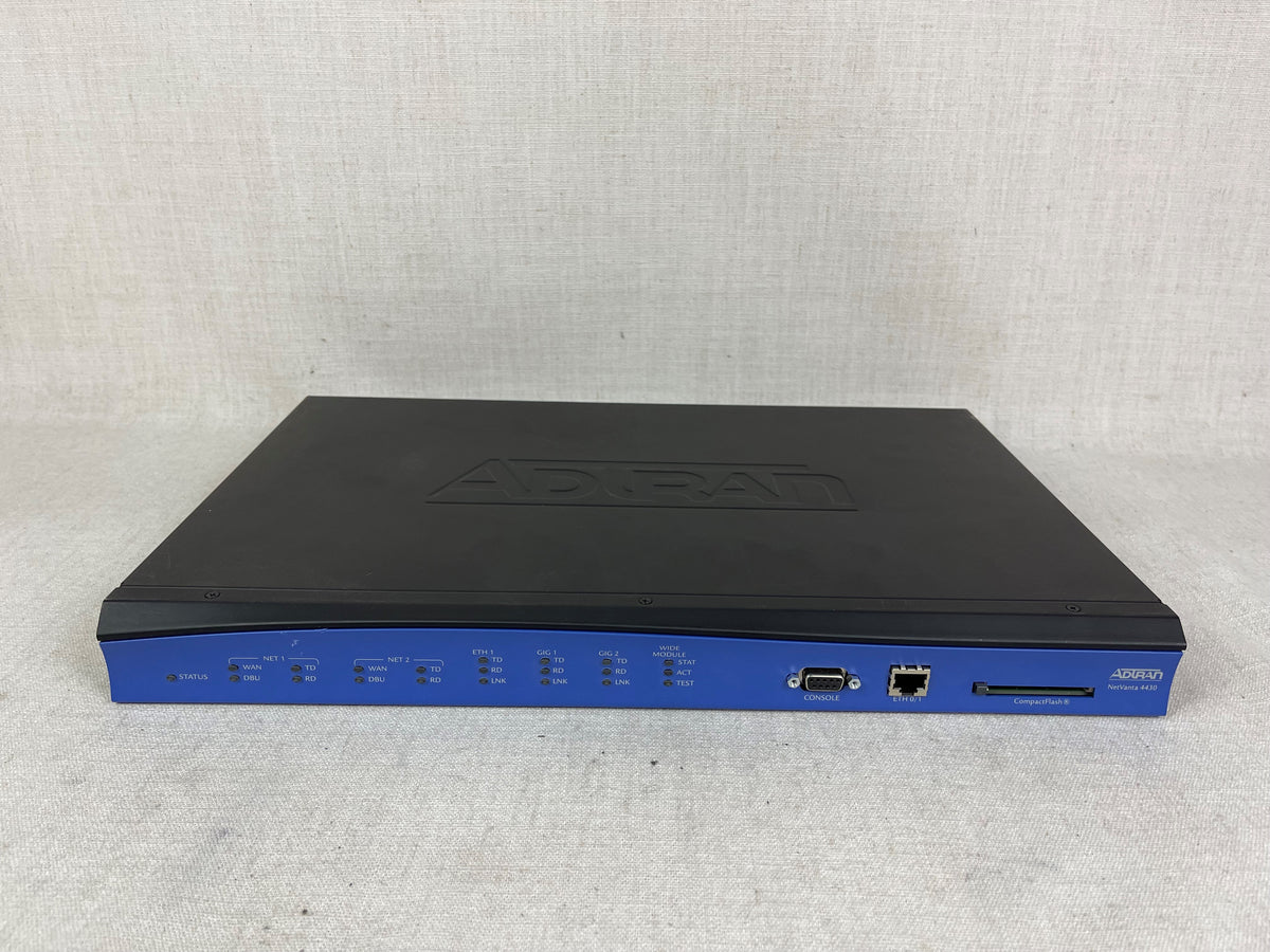 ADTRAN NetVanta 4430 3-Port Gigabit Wired Router 1700630E1 — ESX ...