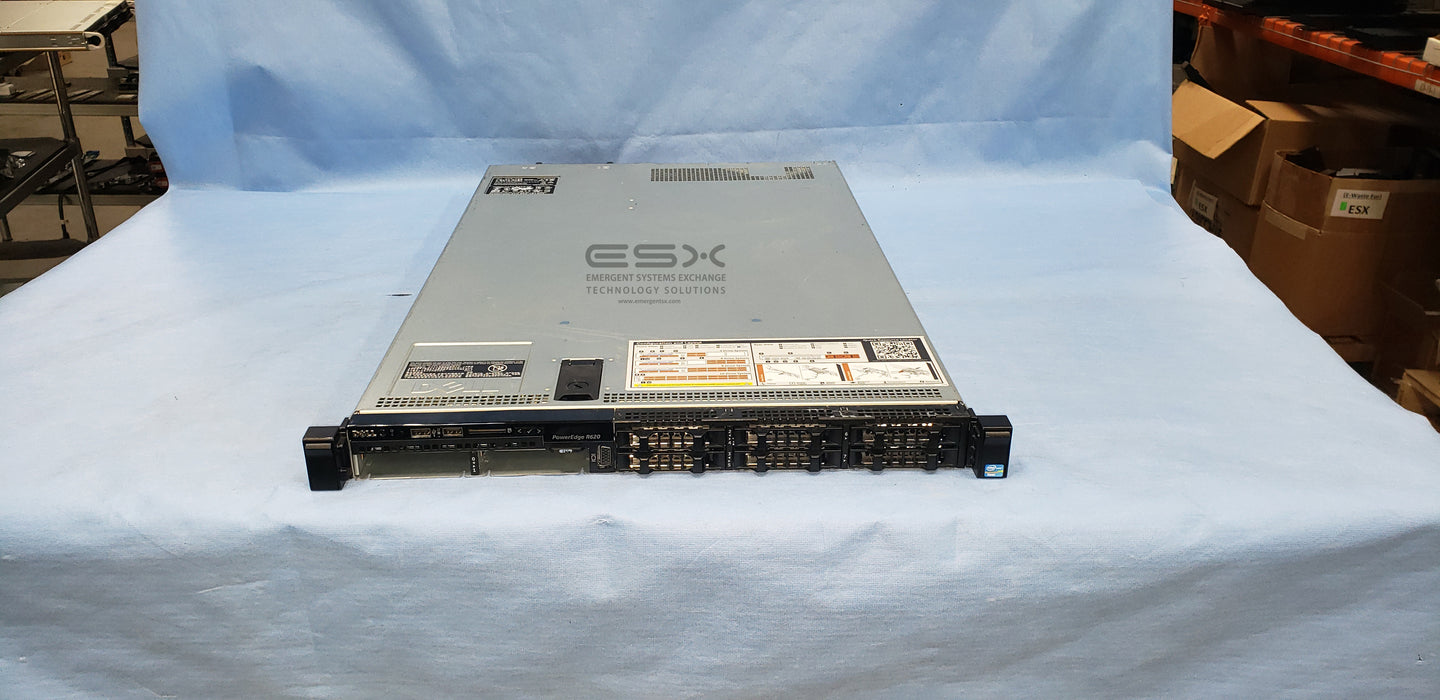 Dell PowerEdge R620 8x 2.5" 1U Server 2x Quad-Core E5-2643 3.3GHz 256GB H710p