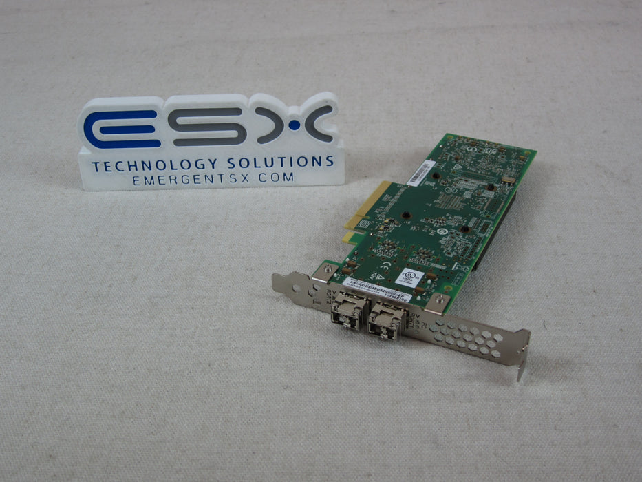 Dell K6M2F QLogic QLE2772 Dual Port 32Gb/s FC HBA w/ SFPs