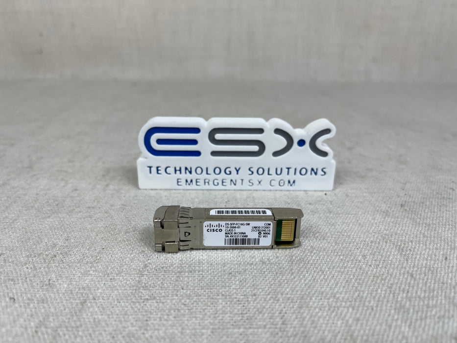 Genuine Cisco DS-SFP-FC16G-SW 16Gb/s Fiber Channel SFP Transceiver Module