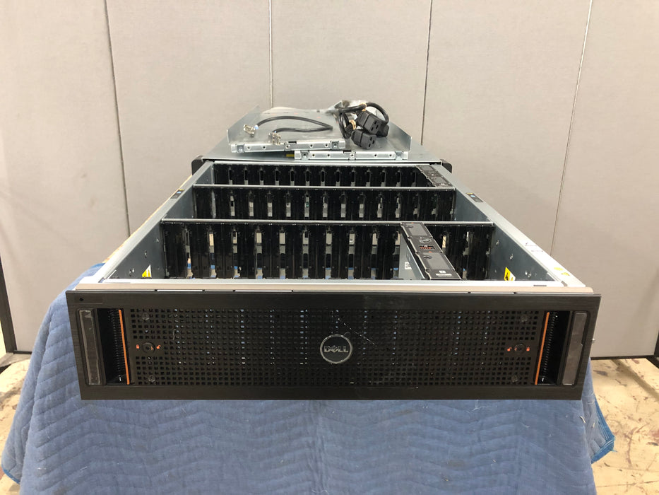 Compellent Array Dell Compellent SCV2080 Dense 84 Bay 10GbE iSCSI Storage Array — ESX ...