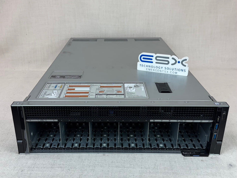 Dell PowerEdge XC940 24x 2.5" Server- 4x 24C Platinum 8268 2.9GHz, 512GB, HBA330