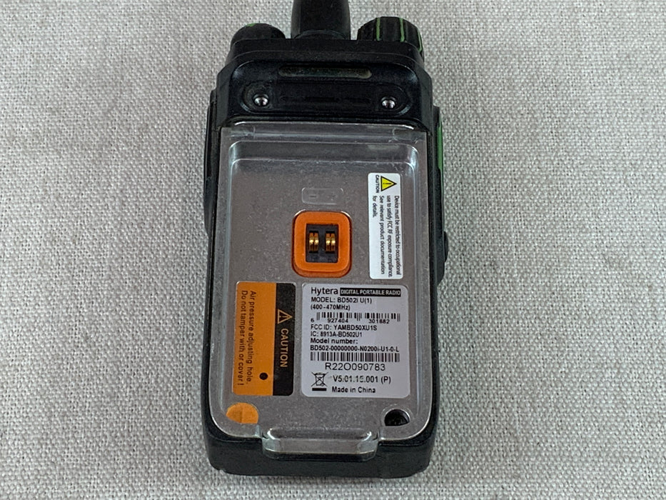 Hytera BD502I-U1 Two-Way Digital Radio | Includes CH10L23 charger