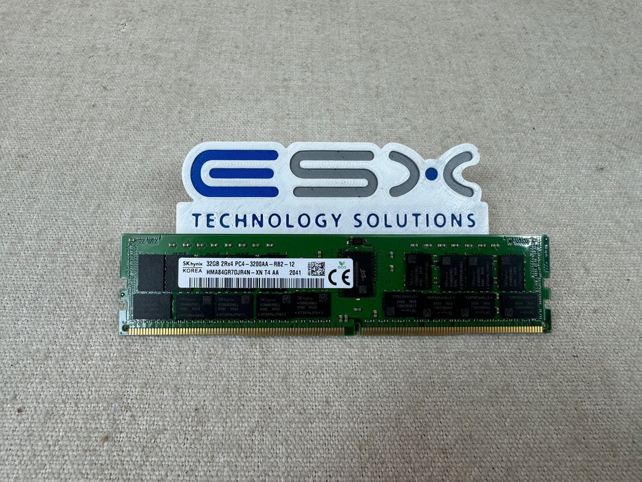 Hynix HMA84GR7DJR4N-XN 32GB 2Rx4 PC4-3200AA DDR4 ECC Server Memory DIMM