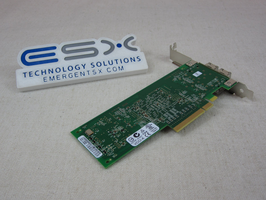QLogic PX2810403-01 QLE2562 Dual Port 8Gb/s FC HBA w/ SFPs Full Height