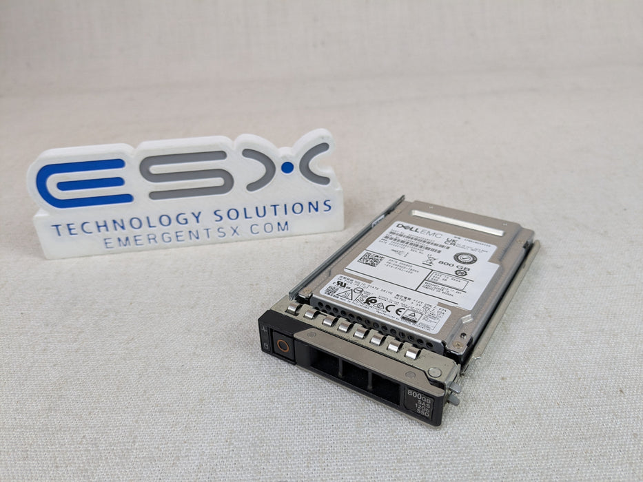 Dell H6GCD 800GB 12Gb/s 2.5" SAS Write-Intensive SSD KPM6XMUG800G w/ 14G Tray