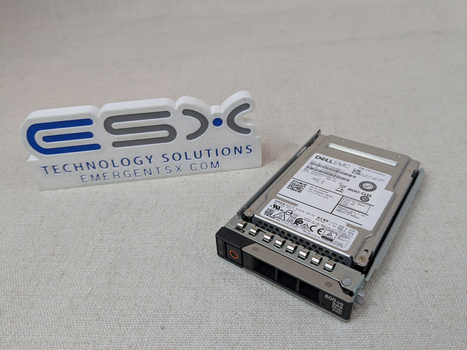 Dell X96H8 800GB 24Gb/s 2.5" SAS Mix Use SSD KPM7XVUG960G w/ ME5 Tray