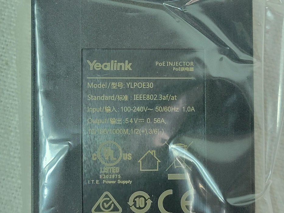 Yealink - PoE Injector for use with CP960 Conference Phone YLPOE30