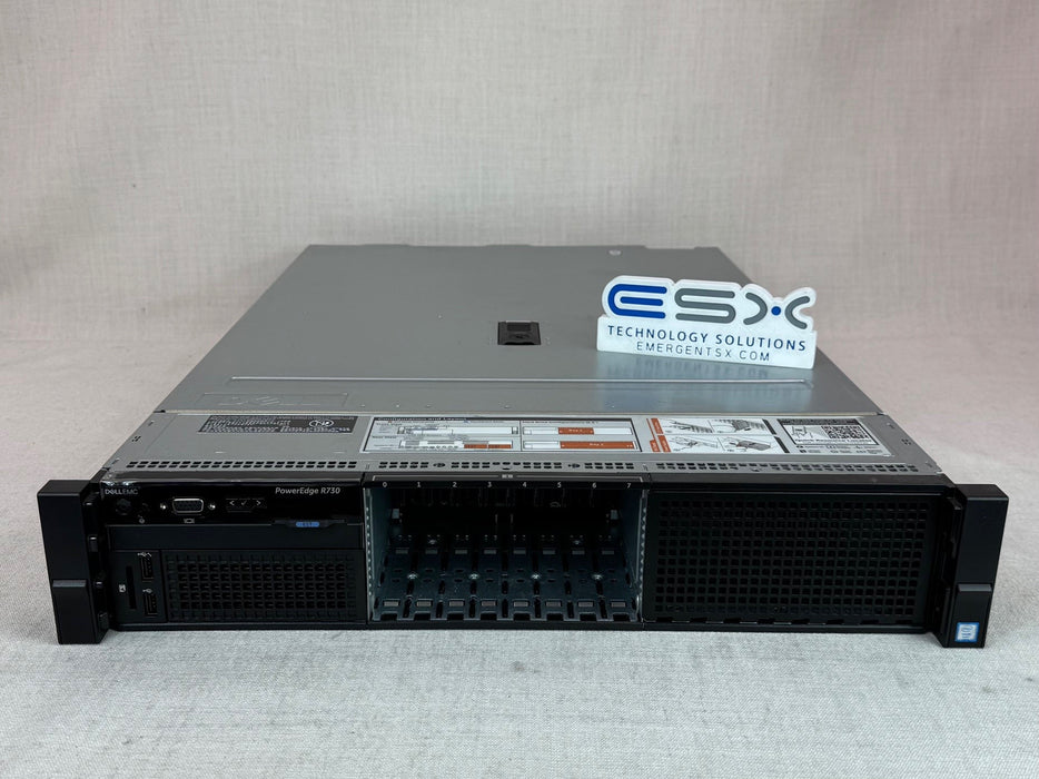 Dell PowerEdge R730 8x 2.5” Server– 2x 22C E5-2699v4 2.2GHz, 32GB RAM, 4x 480GB