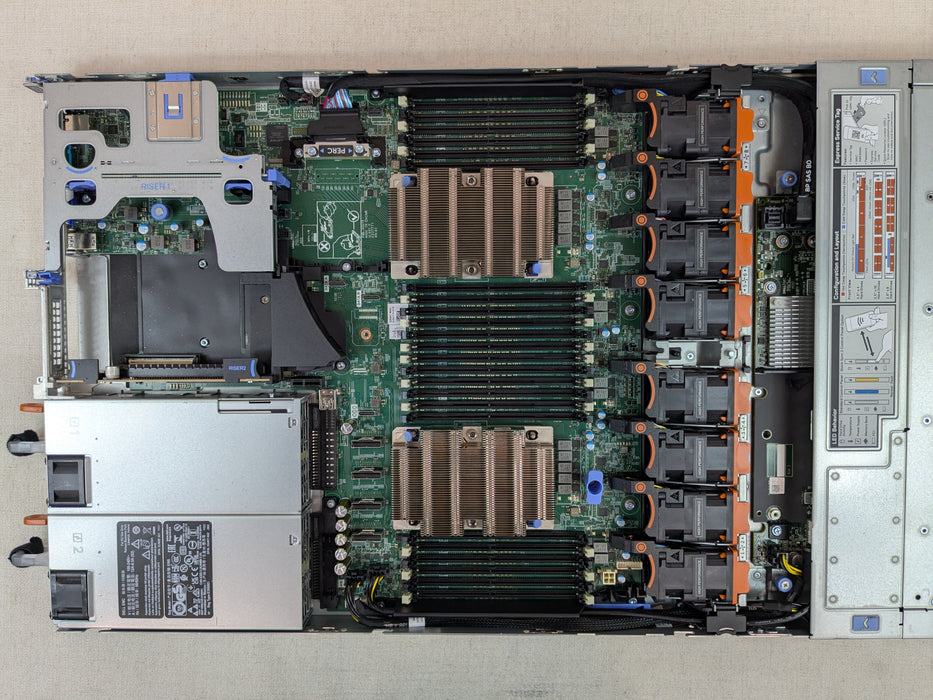 Dell PowerEdge XC640 10x 2.5” 1U CTO Server – 2x HS, 2x 1100W, iDRAC, NVMe BP