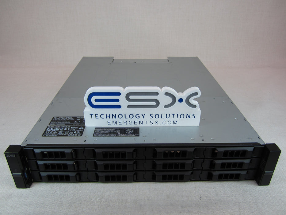 Dell PowerVault ME4012 12x 3.5” Storage - 2x 4 Port 12G SAS Controller, 2x PSU