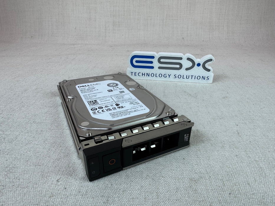 Dell C5HD0 8TB 7.2k 12Gb/s 3.5" SAS 512e Hard Drive ST8000NM024B w/ 14G Tray
