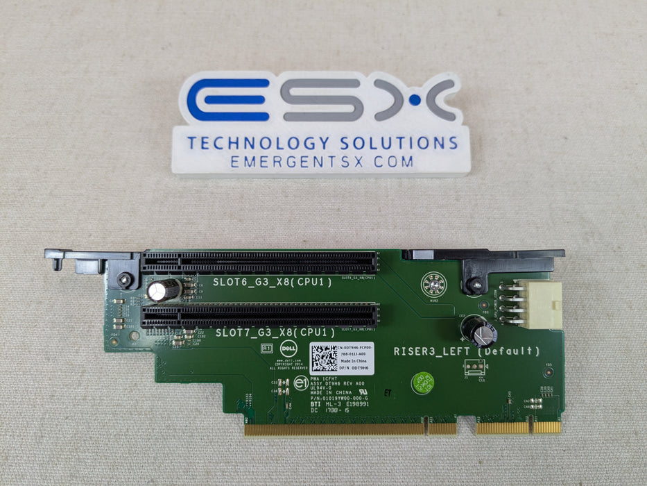 Dell DT9H6 Riser 3 PCIe Assembly Card for PowerEdge R730 / R730XD