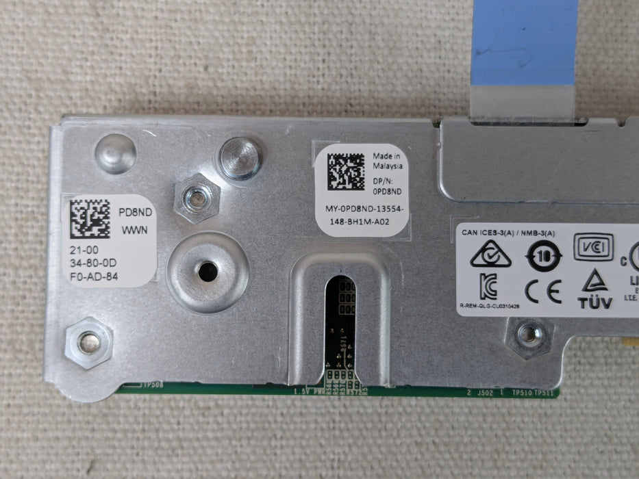 Dell PD8ND QLogic QME2742 Dual Port 32Gb/s FC Mezz Card MX740c MX840c