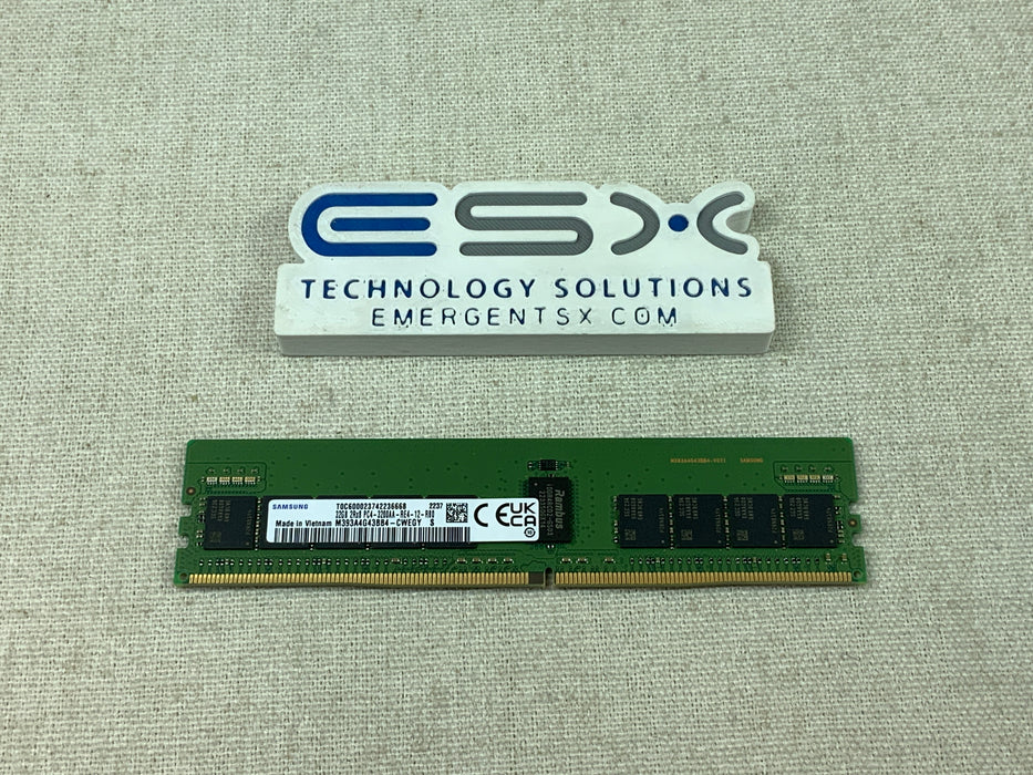 Samsung M393A4G43BB4-CWE 32GB 2Rx8 PC4-3200AA DDR4 ECC Server Memory RDIMM
