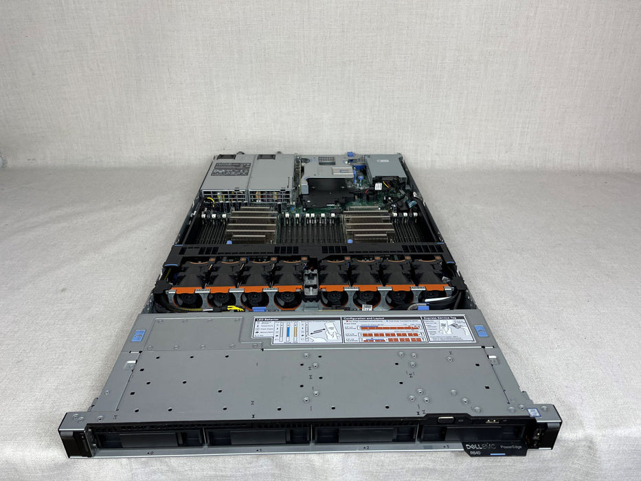 Dell PowerEdge R640 4x 3.5” 1U CTO Server – 2x Heatsink, 2x 750W, iDRAC Ent.