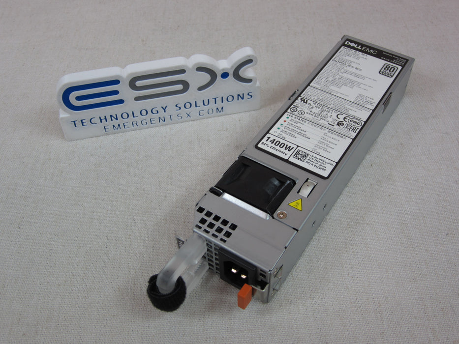 Dell 1CW9G 1400W Platinum Mixed Mode Power Supply Module R650 R750 R660 R760