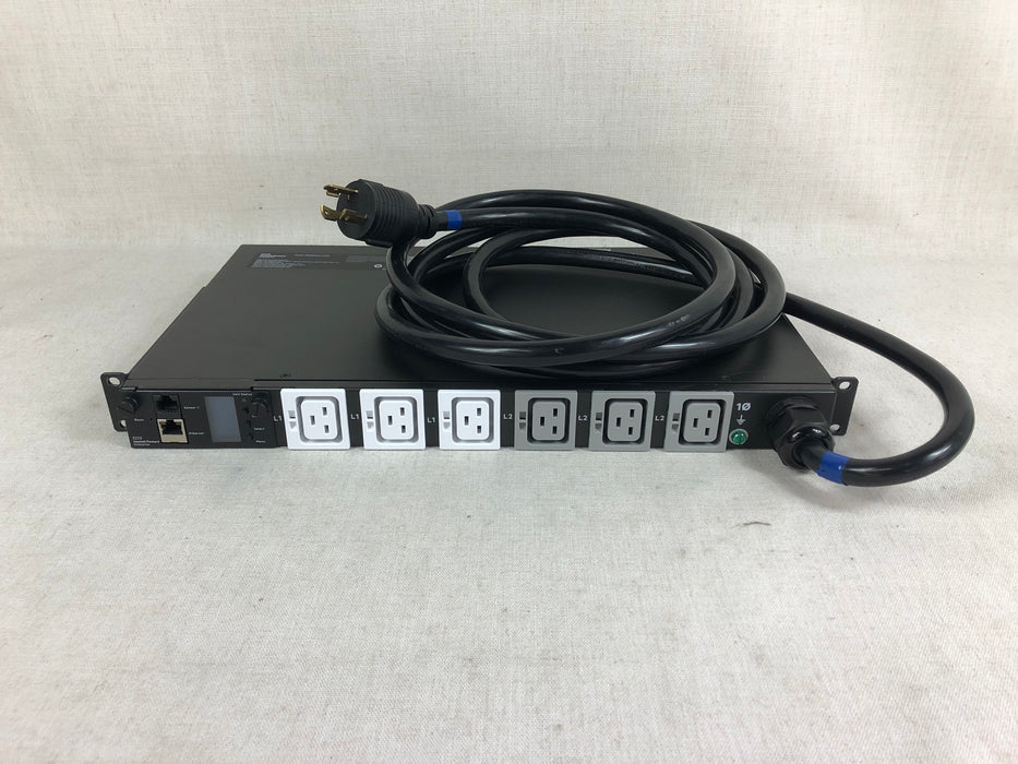 HP P9R51A G2 Metered 6-Outlet IEC C19 1U Horizontal PDU 4.9kVA 208V L6-30P