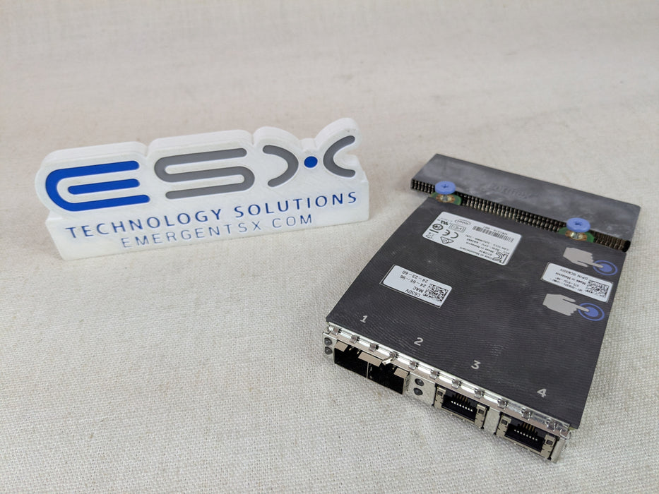 QTY 3 Dell C63DV Intel i350/X520 2x GbE,2x 10G SFP+ NDC Damage SFP port see pics