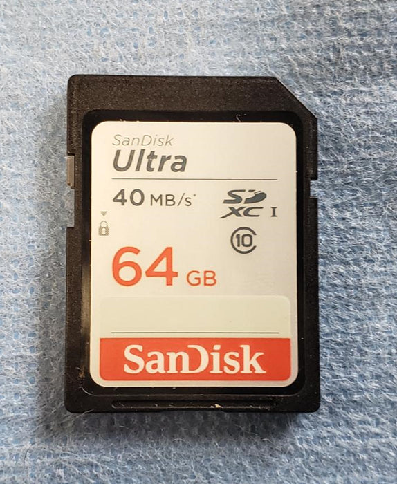 SanDisk 64GB Ultra SDXC UHS-I Card 40 MB/s Class 10 - SDSDU-064G-A11