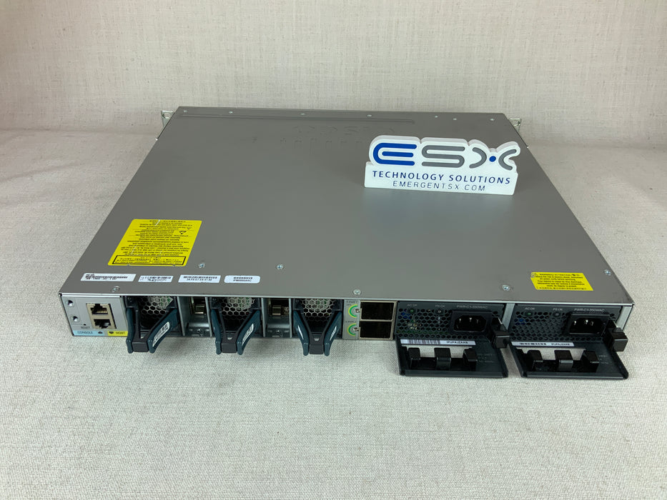 Cisco WS-C3850-24T-E Catalyst 24 Port 10/100/1000 Ethernet Switch C3850-NM-4-1G