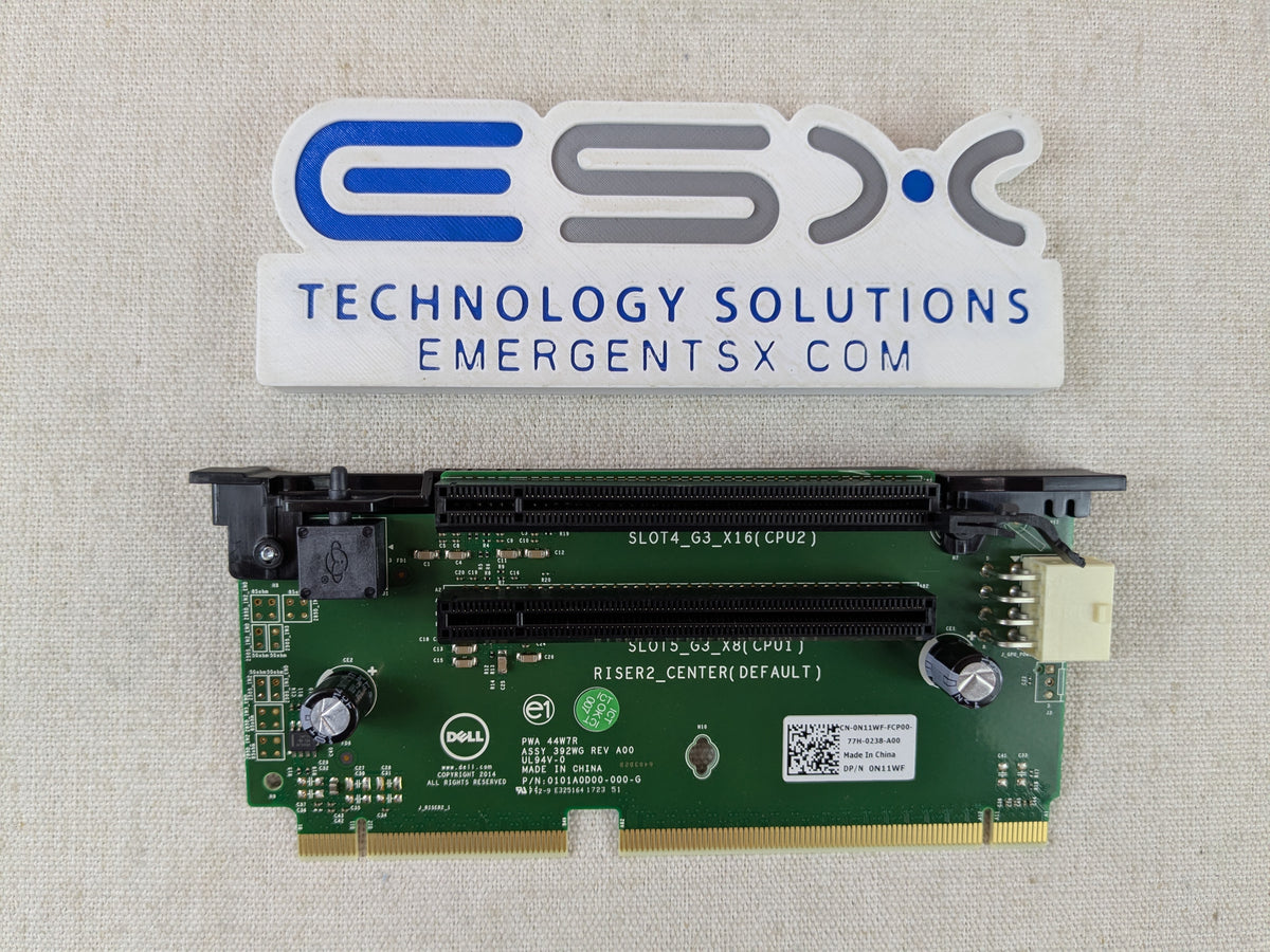 Dell N11WF Riser 2 PCIe Assembly Card for PowerEdge R730 / R730XD — ESX ...