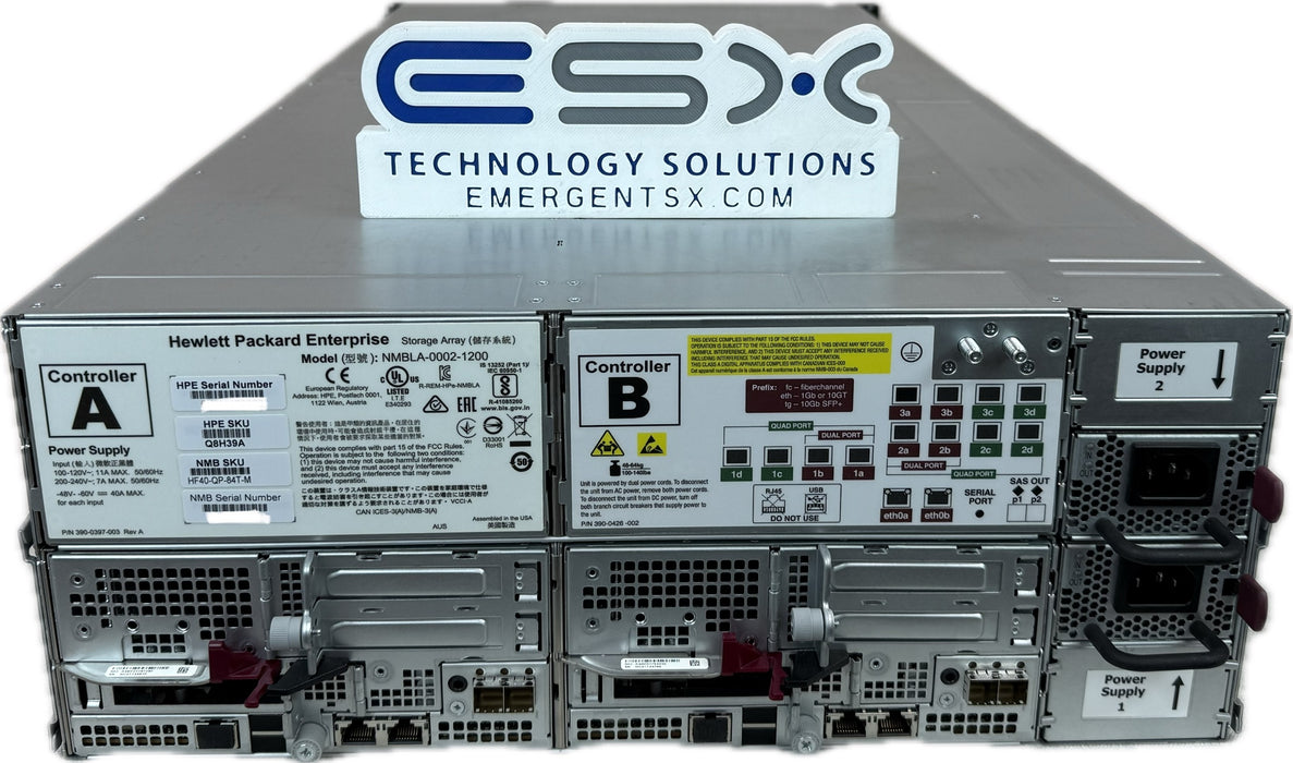 210TB Nimble HF40 Hybrid SAN |21x 10TB| 6x 3.84TB SSD | 1-year warranty