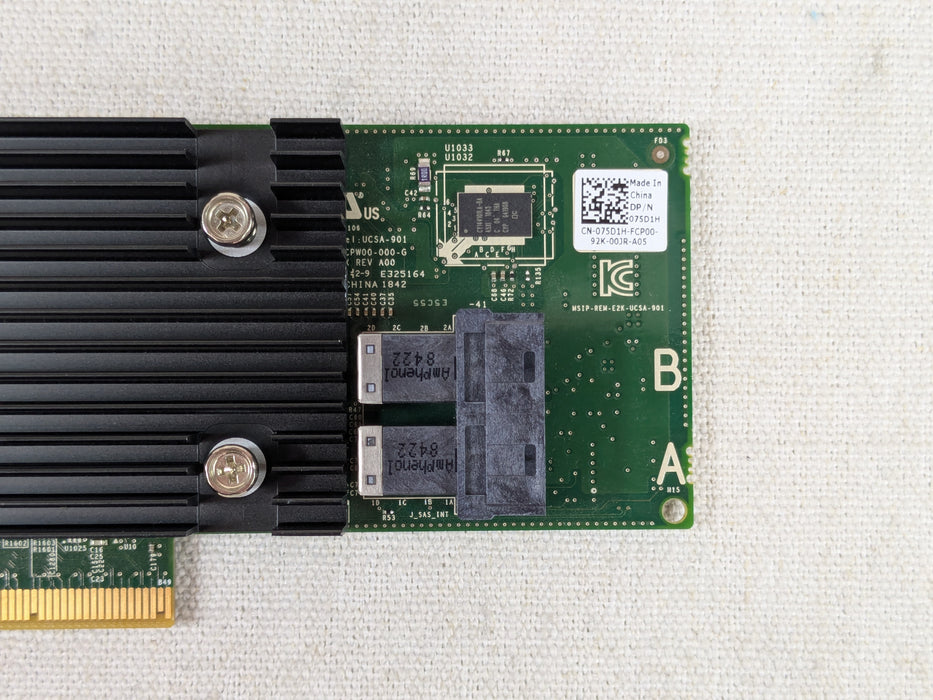 Dell 75D1H PERC H330 12Gb/s SAS PCIe Internal RAID Controller Card Full Height