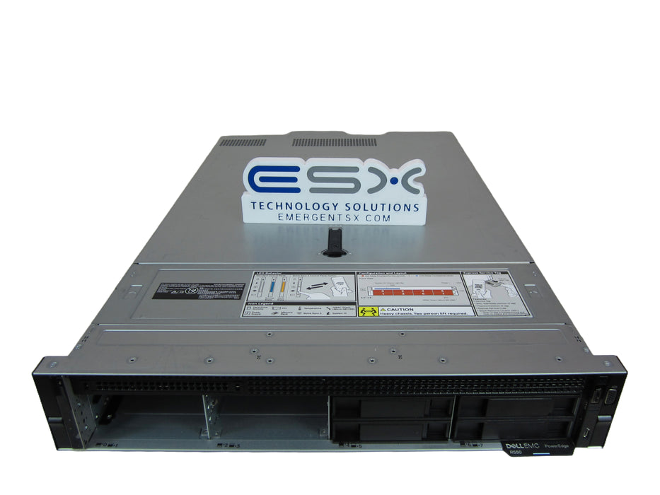 Dell PowerEdge R550 8x 3.5” CTO Server – 1x Heatsink, 2x 800W, iDRAC Ent