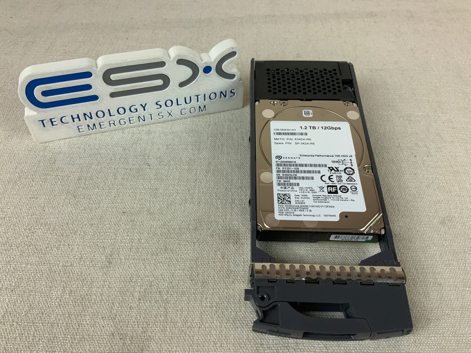 Netapp X342A-R6 1.2TB 10K 12G 2.5" SAS HDD | 100% health