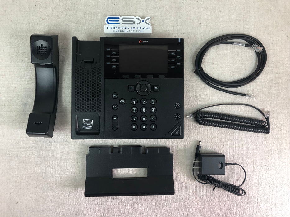 Polycom VVX 450 Business IP Phone POE w/ power adapter