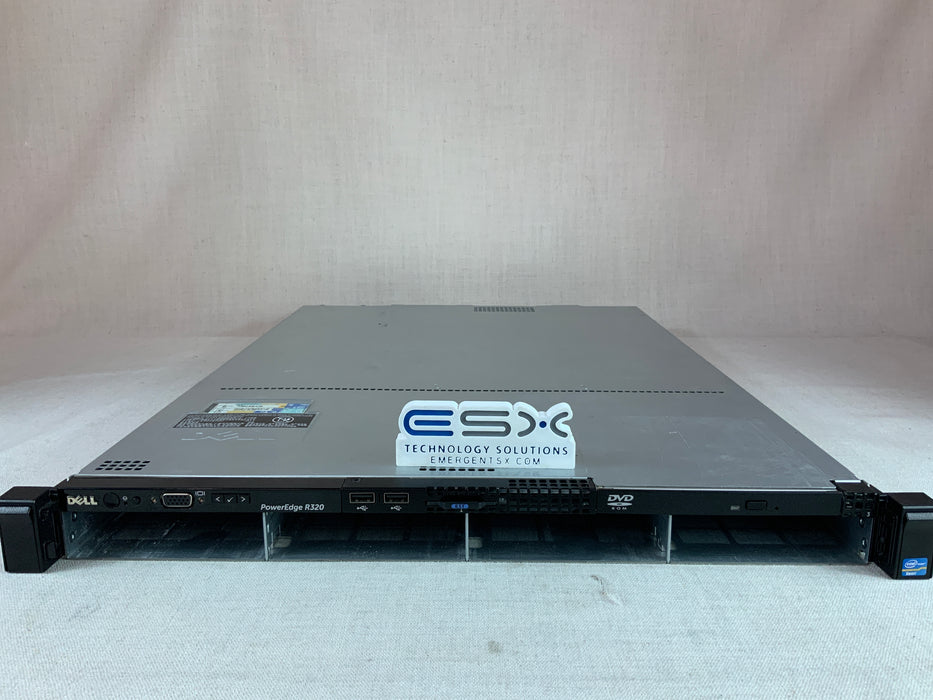 Dell PowerEdge R320 1U Server Quad Core E5-2407 @ 2.2GHz, 16GB RAM, H310, 2x PSU