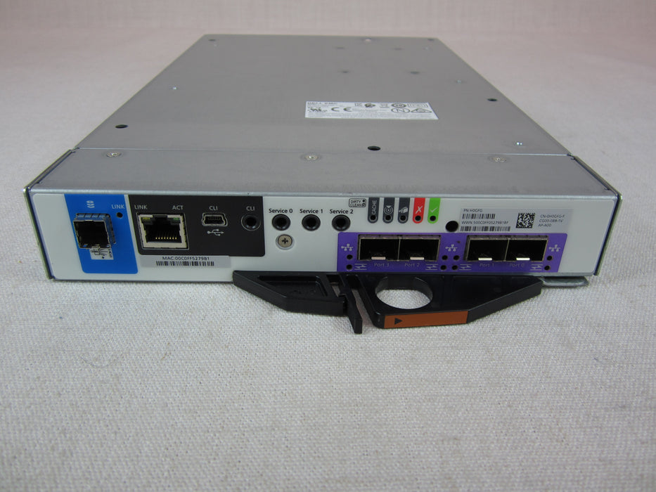 144TB Dell PowerVault ME4012 Storage - 2x 10G SFP+/16GB FC Controller, 2x PSU