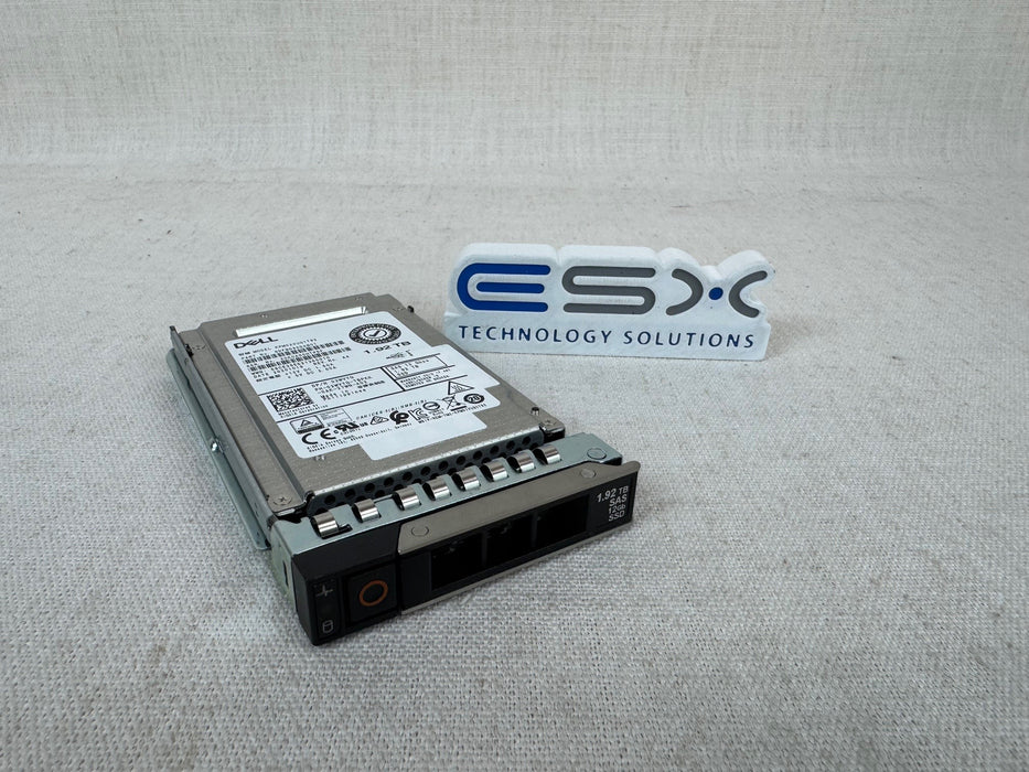 Dell 2WVYG 1.92TB 12Gb/s 2.5" SAS Mix Use SSD KPM5XVUG1T92 w/ 14G Tray