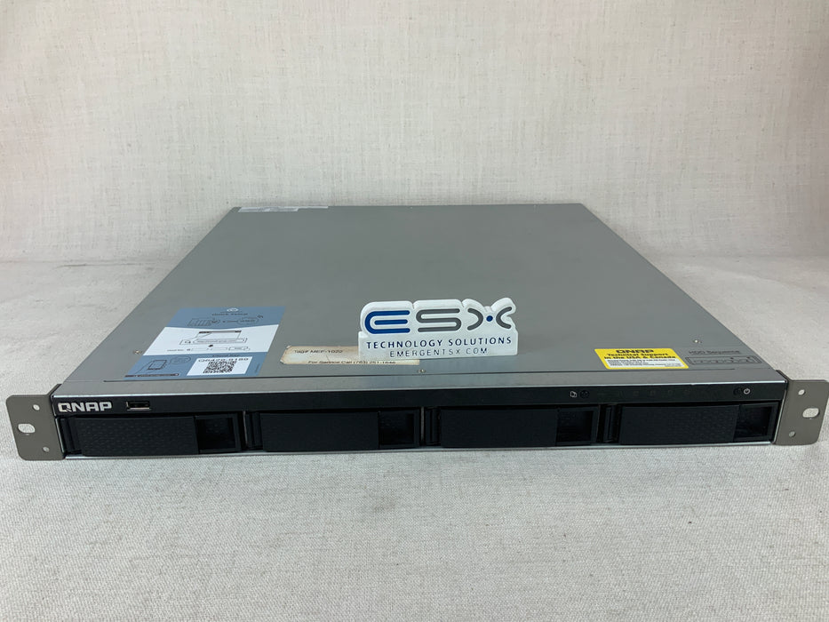 QNAP TS-463U 1U 4 Bay LFF Rack Mount NAS