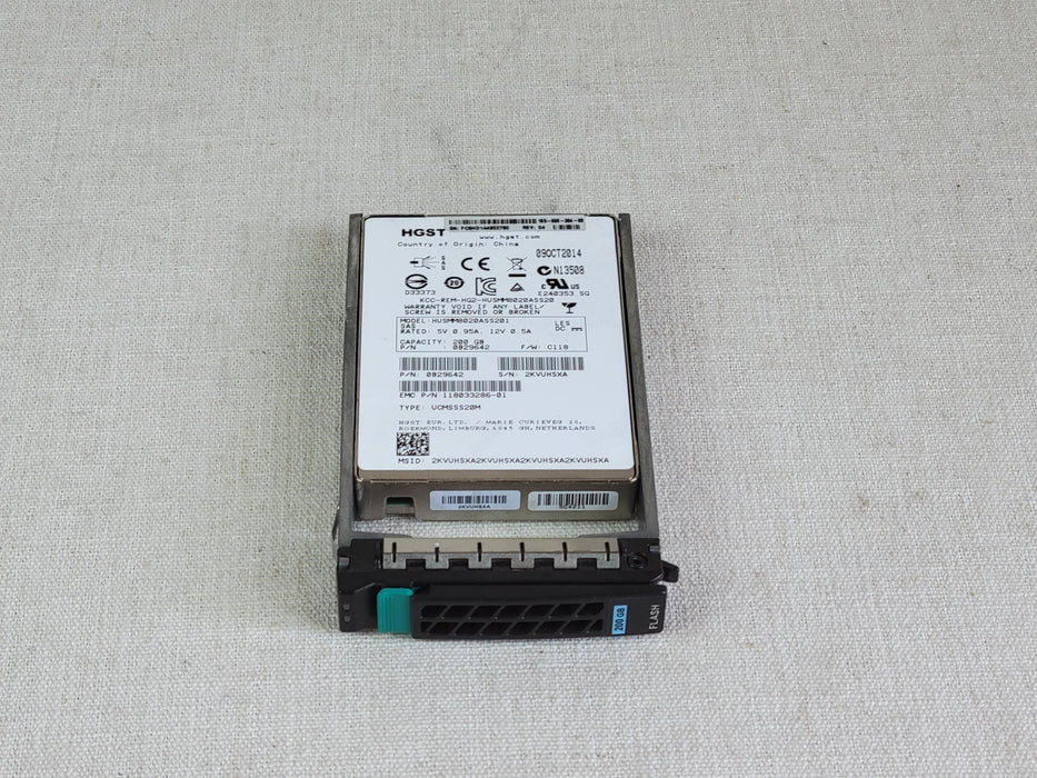 EMC XtremIO 200GB 2.5" SAS SSD for XtremIO Controller 105-000-304