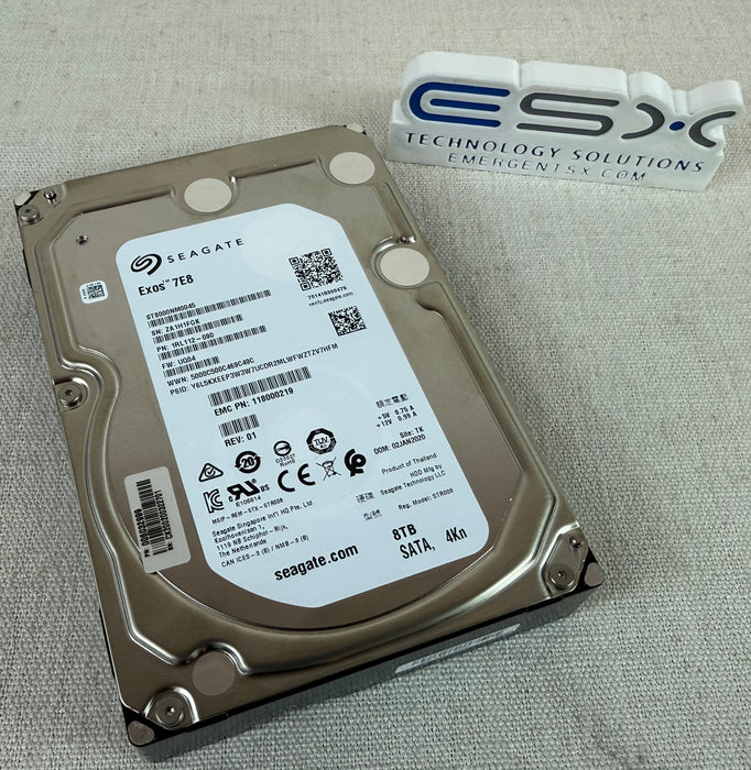 EMC Isilon 005032999 8TB 7.2K 4Kn SATA 6Gb/s 3.5” HDD | ST8000NM0045