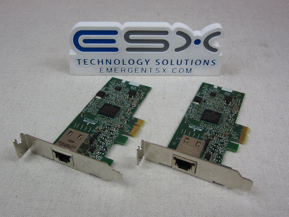 Lot of 2x Dell C71KJ Broadcom 5722 Single Port Gigabit PCIe Network Adapter