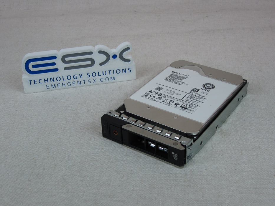 Dell R20GG 18TB 7.2k 12Gb/s 3.5" NL SAS Hard Drive WUH721818AL5200 w/ 14G Tray