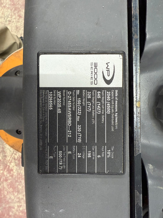 Crown WP3035-45 4500lb. Electric Pallet Jack | Not working or Parts